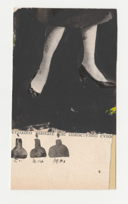 mixed media collage - 2016 cm.7.5x13.5 S.O.