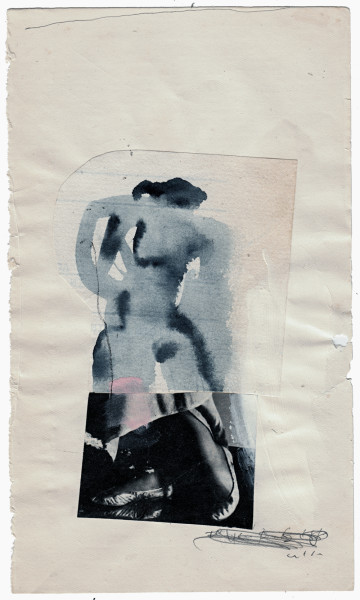 mixed media collage on paper – 20×12 cm. 2013