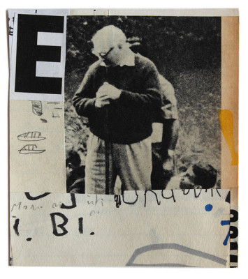 mixed media collage on paper – 12x12cm. 2014