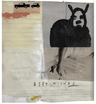 mixed media collage on paper – 20x22 cm. 2013