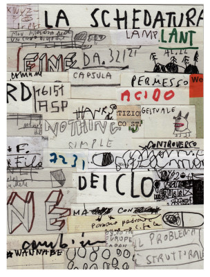mixed media collage on paper – 12x12cm. 2014