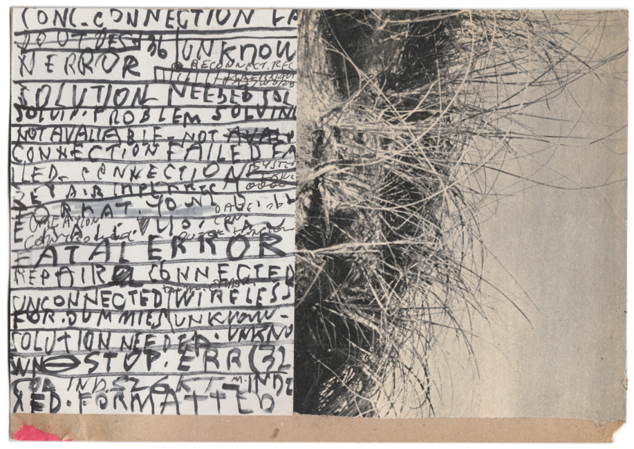 mixed media collage on paper – 16x21cm. 2014