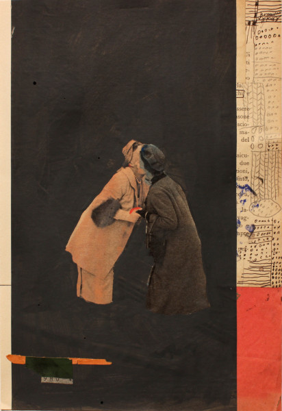 cm. 19x27.5 - mixed media collage on paper 2016