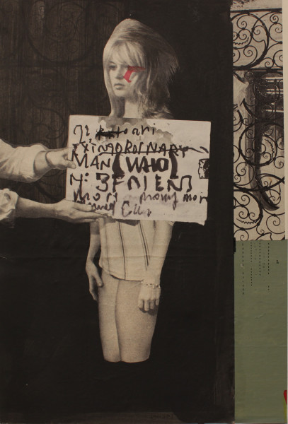 mixed media collage cm.22.5x33 2016